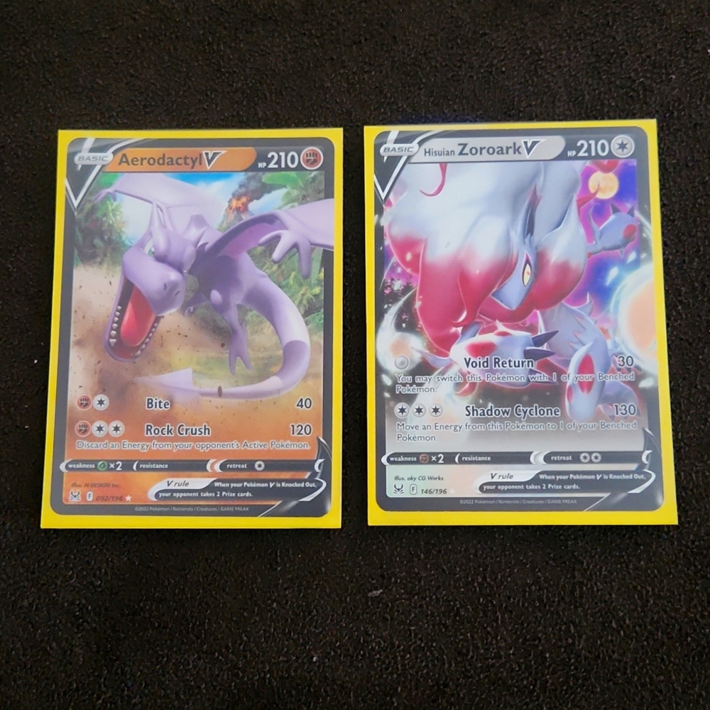 Lost origins pokemon V cards